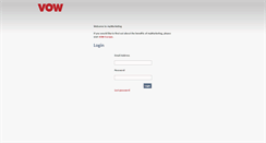 Desktop Screenshot of mymarketing.voweurope.com