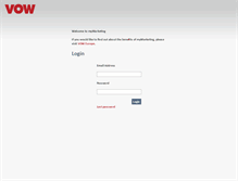 Tablet Screenshot of mymarketing.voweurope.com